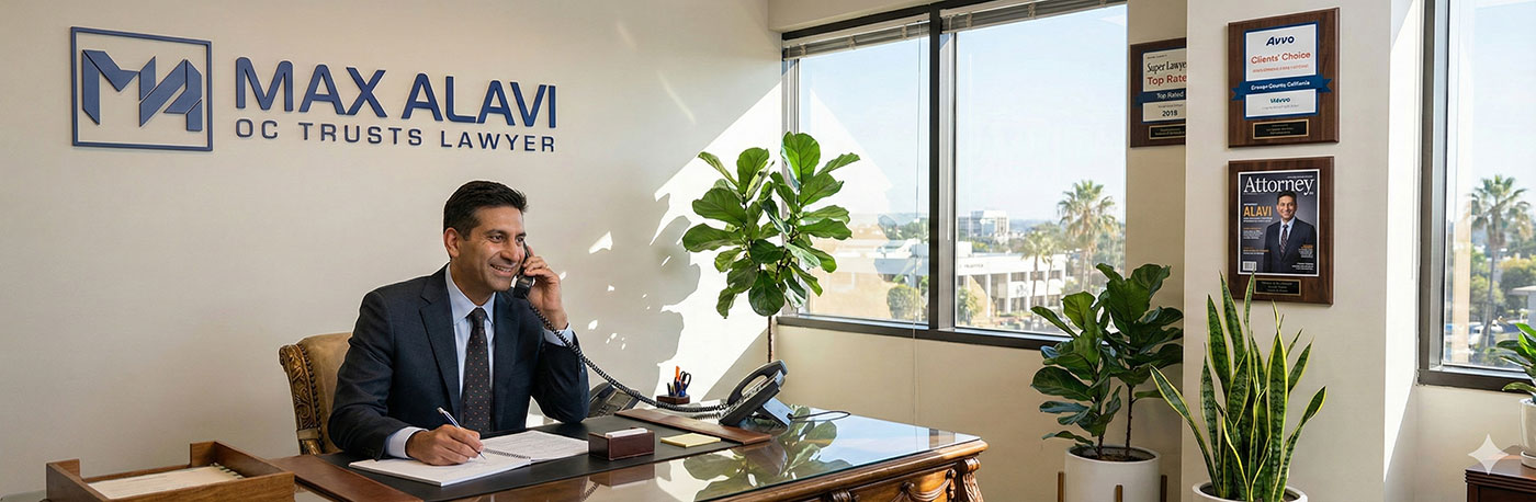 Orange County Trust Litigation Attorney Max Alavi
