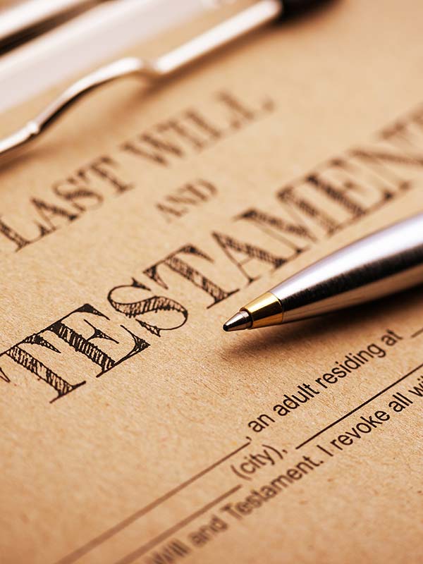 Last will and testament in a Trust Dispute